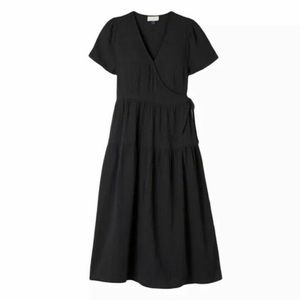 Target Universal Thread Black Muslim Maxi Wrap Dress